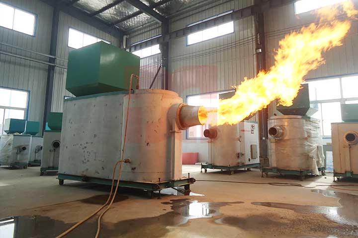 New Type Efficient Biomass Burning Machine